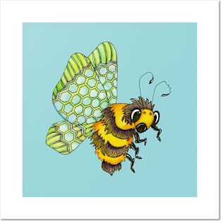 Bumbling Bumblebee Posters and Art